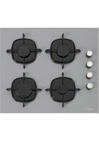 Resim Silverline BO6502S02 - CS5700E6S01 - 3481 FLAM Gri Cam Ankastre Set 
