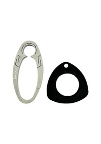 Resim Reedark Paslanmaz Çelik Çok Amaçlı Anahtarlık - Şişe Açacağı + Air Tag Kılıfı İle 25kg Taşıma Kapasiteli 