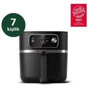 Resim Philips Airfryer 7000 Serisi HD9880/90 Combi XXL Connected 8.3 lt Yağsız Fritöz - OUTLET 