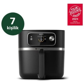 Resim Philips Airfryer 7000 Serisi HD9880/90 Combi XXL Connected 8.3 lt Yağsız Fritöz - OUTLET 