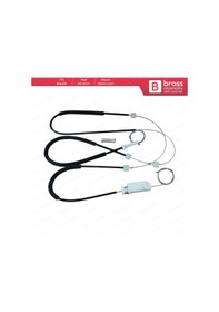 Resim Audi TT TTS TTRS 8S FV 2014-2024 2-Kapı İçin Sol Cam Kriko Seti 