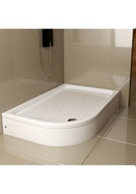 Resim Ubm 70x120 Cm Asimetrik Oval Duş Teknesi Sağ 