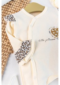 Resim Babymod Leopar Desenli 8'li Kız Bebek Hastane Çıkışı Bebek Takımı Çok Renkli 