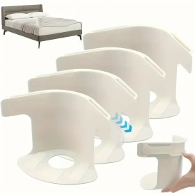 Resim 1/4/8/12 adet C-Tipi Bağlantı + 1/4/8/12 adet Şeffaf Kaymaz Şeritli Yatak Örtüsü Bağlantı Yeni Yatak Örtüsü Kaymaz ve Yer Değiştirmez Artaftır Klips Gerektirmez Görünmez Toka Dört Köşe Sabitleme 