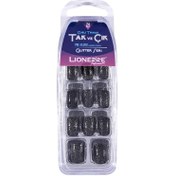 Resim Lionesse Glitter Seri Takma Tırnak Simli Siyah 4432 