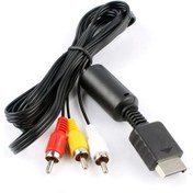 Resim 1.8 M Av Ses Kablosu Oyun Kompozit 3 Rca Bakır Sony Ps2/ps3/ps1 Konsol Tel Av Black 