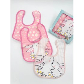 Resim Karamila 3'lü Set Bebek Mama Önlüğü Desenli Sıvı Geçirmez 
