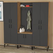 Resim Kalender Dekor Rose-1-4-4 Portmanto Vestiyer Ayakkabılık RS06 