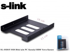 Resim S-link SL-SSD15 Ssd Disk İçin Pc Kasa içi Hdd Yuva Kasası 2,5"-3,5" 