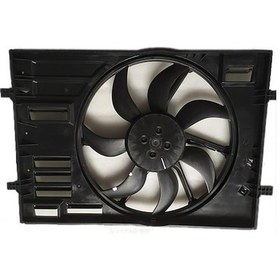 Resim Fan Motoru + Çerçeve Set [5Q0121203DE] Golf7-Passat-Jetta-A3 2013 