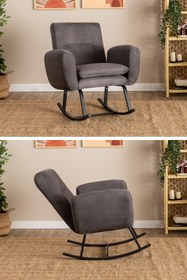 Resim Pafu Kono TV / Dinlenme / Baba / Emzirme Koltuğu Sallanan Sandalye - Gri 