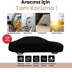Resim Dokaca Siyah Ford Fusion Uyumlu Araba Brandası, Koruyucu Örtü, Oto Branda 