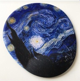 Resim Starry Nıght Bilek Destekli Mouse Pad Mousepad 