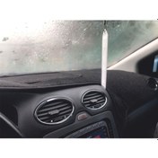 Resim 2005-2011 Modellerine Uygun Ford Focus 2 Kapaklı Torpido Koruma Halısı Siyah Kenar Renk Siyah 