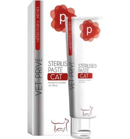 Resim Vet Prive Kısırlaştırılmış Kediler İçin Tüy Yumağı Engelleyici Malt 100 G 