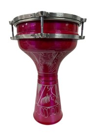 Resim Vatan Darbuka 5 Numara Kırmızı Erzincan İşlemeli 