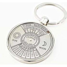 Resim Pigado 50 Yıllık Takvim Gösteren Anahtarlık Yılbaşı Hediyesi 