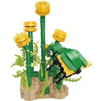 Resim Mega Blok Çiçek ve Altın Scarab 148 Parça 