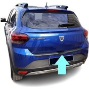 Resim Arka Tampon Eşiği Krom Sandero-3 Hb 5d 2020 Ve Sonrası Modeller İçin 