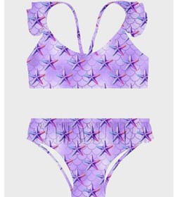 Resim Slipstop Delicate Kolay Kuruyan Uv Korumalı Fırfırlı Bikini Kız Çocuk Bikini Sb2611000105 Lila 