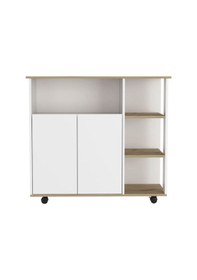 Resim ŞAFAK MUTFAK ADASI - BEYAZ-120 CM Atlantik Çam - Beyaz 