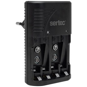 Resim Sertec C802 9V Universal 4'Lü Pil Şarj Aleti 