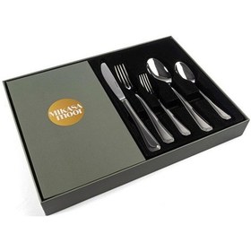 Resim Mikasa Moor Classico Gold 60 Parça 12 Kişilik Çatal Kaşık Bıçak Seti Altın 