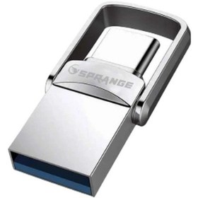 Resim 2'si 1 Arada Usb 3.2 Type-c Ve Usb 64gb Metal Flash Disk 