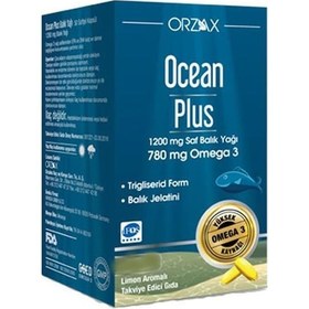 Resim Ocean Plus Balık Yağı Omega3 1200 Mg 30 Softjel Kapsül 