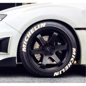 Resim AS Tuning 3D Lastik Yazısı Michelin 4 Adet 
