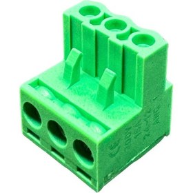Resim 3 Pin 5.08mm Dişi Yeşil Klemens 10 Adet 