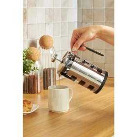 Resim PremiumPort 600 ml Paslanmaz Çelik French Press, Pratik ve Şık Kahve Demleme Aparatı 