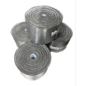 Resim Kauçuk Bant Oto Ses Yalıtımı 6mm Alüminyum Folyolu 20 cm x 10 Metre 