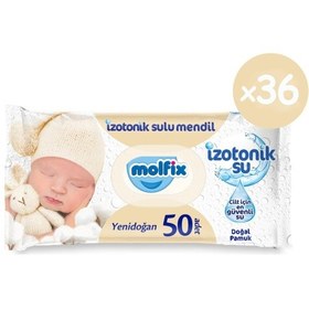 Resim Izotonik Sulu Yenidoğan Islak Havlu 36 50 1800 Yaprak Diğer 