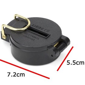 Resim Argeus HS-DC45-1 Plastik Pusula Siyah 