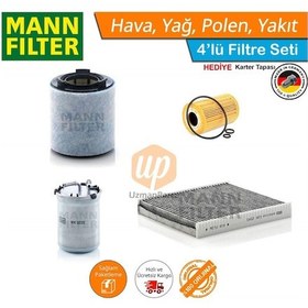 Resim Seat Toledo 1.6 Tdı Dizel Mann Filtre Bakım Seti 2013-2015 (368680660) 