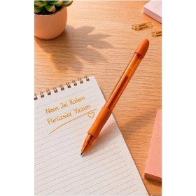 Resim Artlantis Neon Jel Kalem 1.0mm 1 Adet Pensan Neon Gel Tükenmez Kalem Neon Pilot Kalem Canlı Neon Renk Akıcı Yazım Okul Ofis 