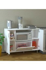 Resim Gökberk Modüler Mobilya Sistemleri Gökberk Gb-2650 Fırın Bölmeli 2 Kalaklı Çok Amaçlı Dolap 