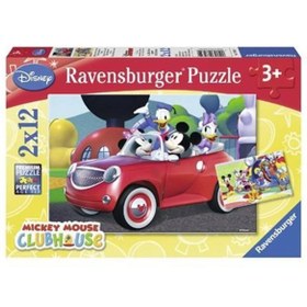 Resim Ravensburger 2x12 Parça Puzzle Walt Disney Mickey 075652 