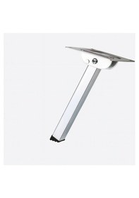 Resim 4lü Katlanır Metal Yer Sofrası Ayağı Yer Masası Ayağı 20 Cm Gri 