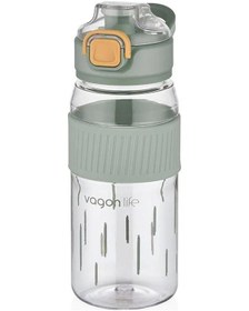 Resim Vagonlife Silikon Gövde Matara 550 Ml - Yeşil Standart Yeşil 