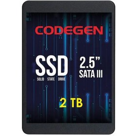 Resim CODEGEN 2TB CDG-2TB-SSD25 560- 500MB\u002Fs SSD SATA-3 Disk 