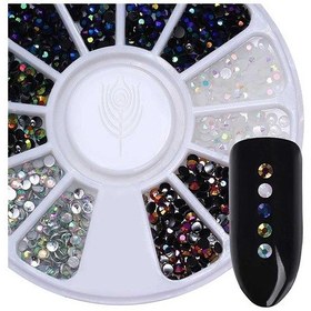 Resim BORN PRETTY KARIŞIK RENKLİ TIRNAK SÜSLEME TAŞ SETİ 