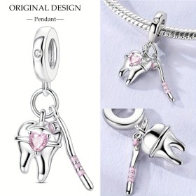 Resim 1 adet Minimalist Diş Şanslı Boncuk Yılan Zinciri Bileklik DIY için Uygun, Günlük Kullanım, Parti Giyim, Kadın Moda Takı Hediyesi, Gümüş Kaplama. 