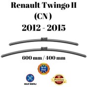 Resim Renault Twingo Iı Cn 2012 2013 2014 2015 Uyumlu Ön Cam Silecek Süpürgesi Takımı 600/400mm Silbak Sb2416c 