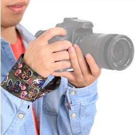 Resim Raypro Kelebek Desenli Canon Nikon Sony Omuz Boyun Askisi 