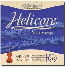 Resim D'Addario H410LM Viola Tel Set 
