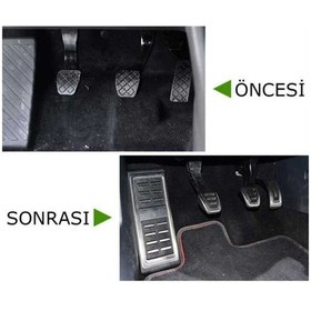 Resim Skoda Octavıa Manuel Pedal Seti Geçmeli 4 Parça (2014 - 2018) (525530412) 