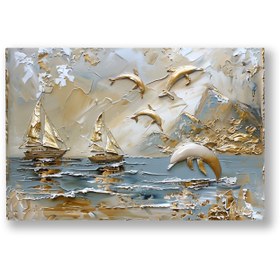 Resim Yunusların Dansı 2 - 120x80 ( Çok Satan ) 