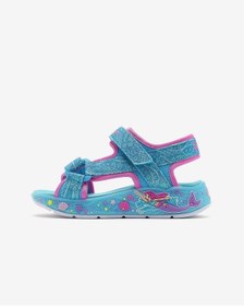 Resim Skechers Mermaıd Dreams Sandal Büyük Kız Çocuk Mavi Işıklı Sandalet 303108l Blmt 